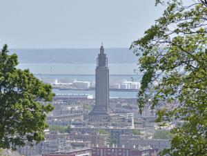 Vue sur l'église Saint-Joseph, Le Havre