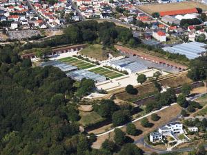 Vue aérienne des Jardins suspendus